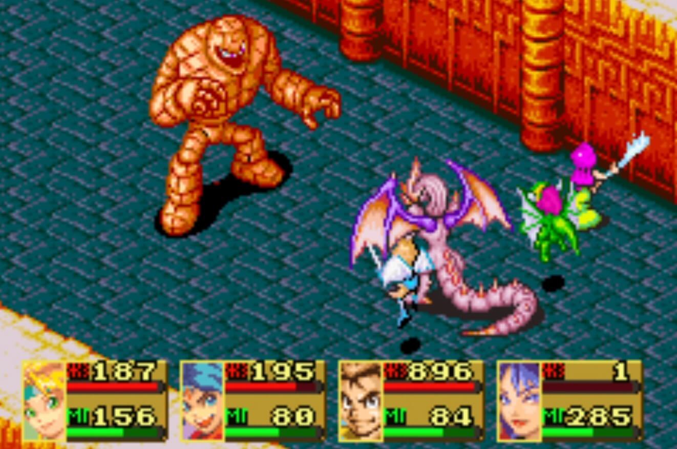 Breath of Fire - геймплей игры Game Boy Advance